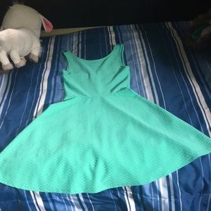 Teal Skater Dress
